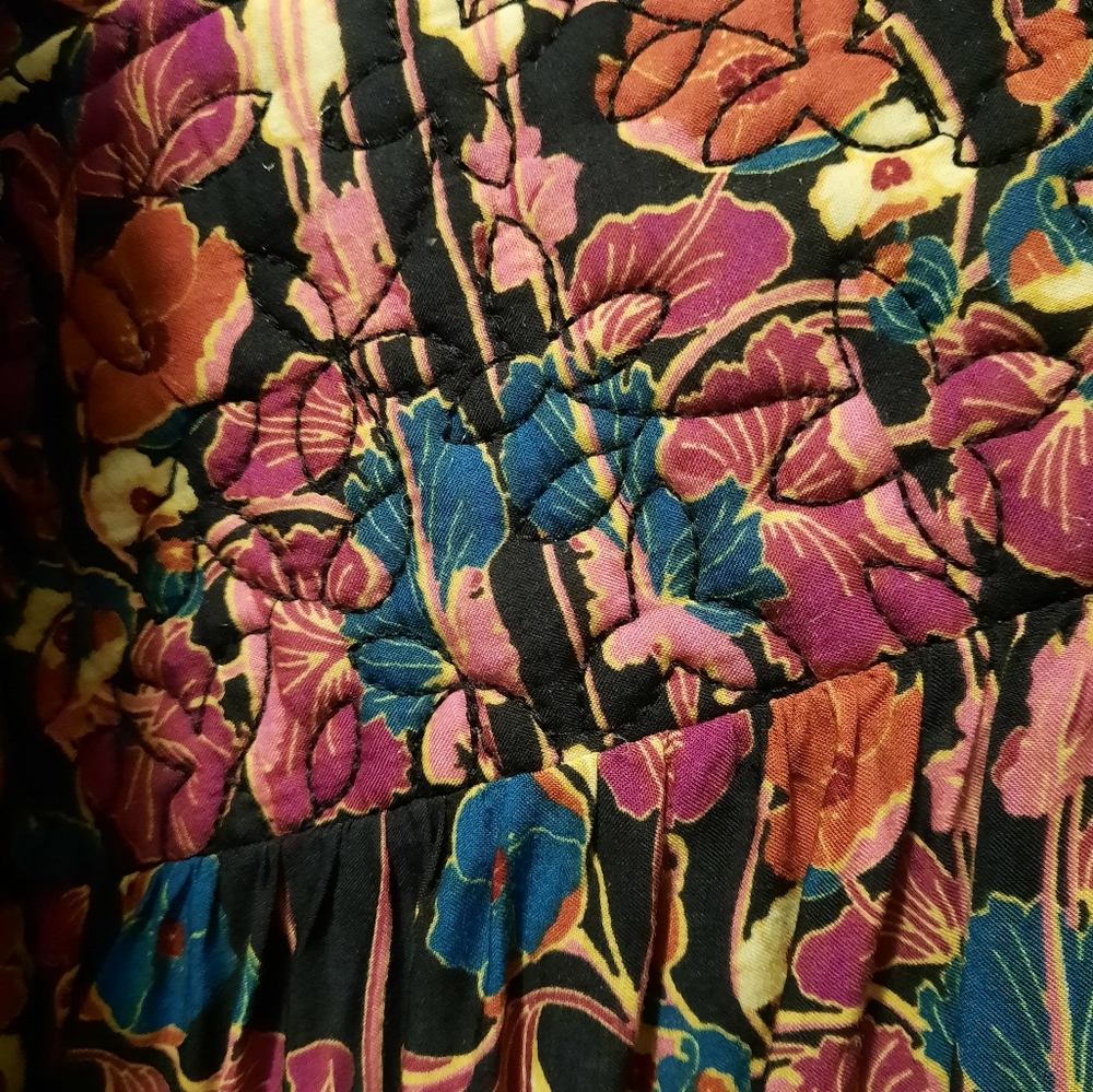 SOLD Anthropologie quilted front dress